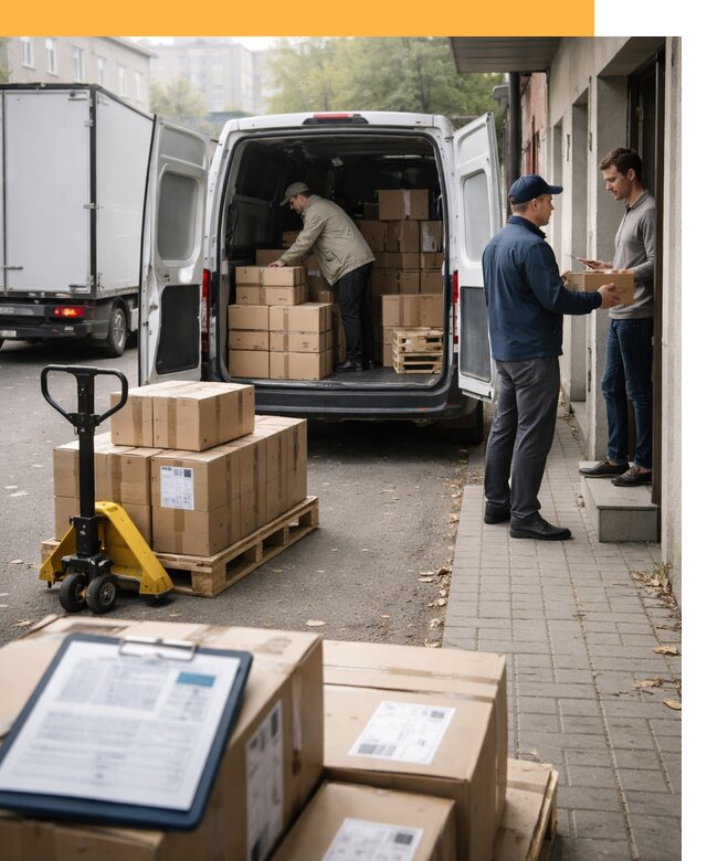 Доставка грузов от двери до двери с таможней от 48884 руб.