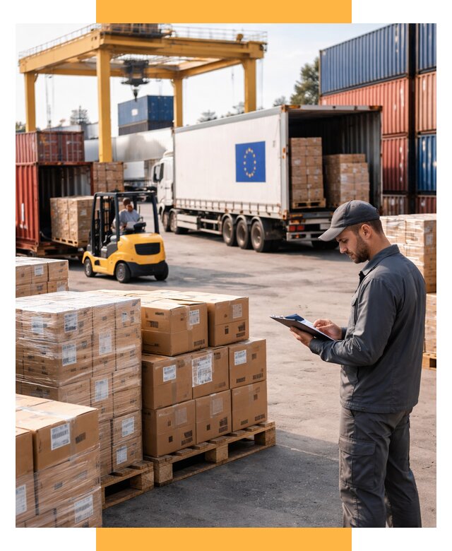 Доставка грузов из Европы от 13036 р., логистика СетСервис-Шмр