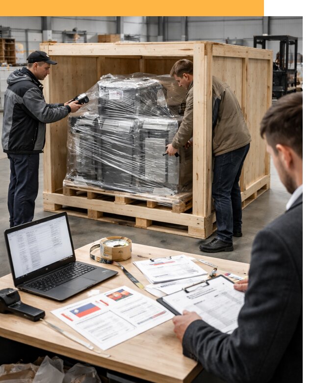 Доставка промышленного оборудования из США от 70610 руб