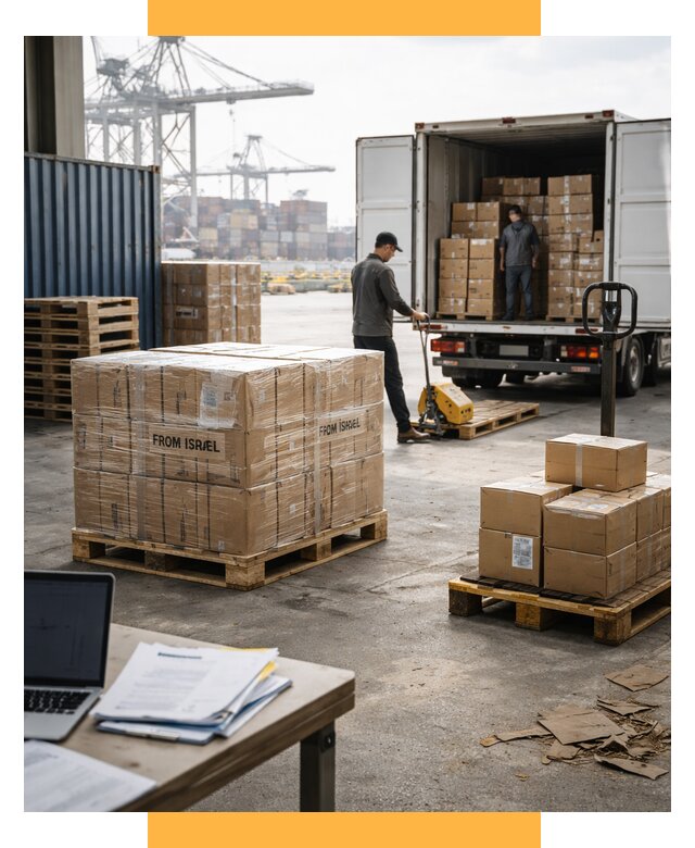 Доставка грузов из Израиля от 16295 р., логистика от СетСервис-Шмр