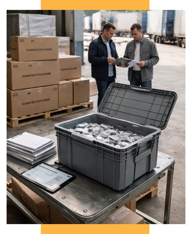 Перевозка комплектующих из Китая от 7061 р. | СетСервис-Шмр