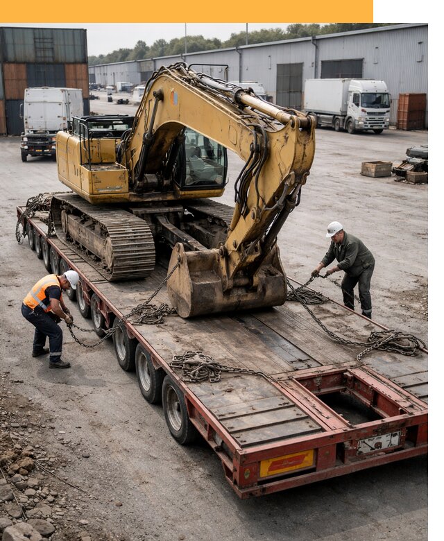 Перевозка спецтехники по России и миру от 48884 руб