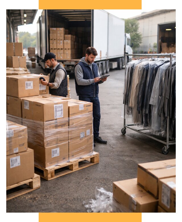 Перевозка и доставка одежды из Китая от 8147 р., СетСервис-Шмр