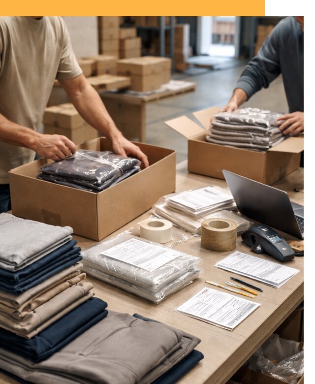 Перевозка одежды по миру от 8147 руб. с таможенным оформлением