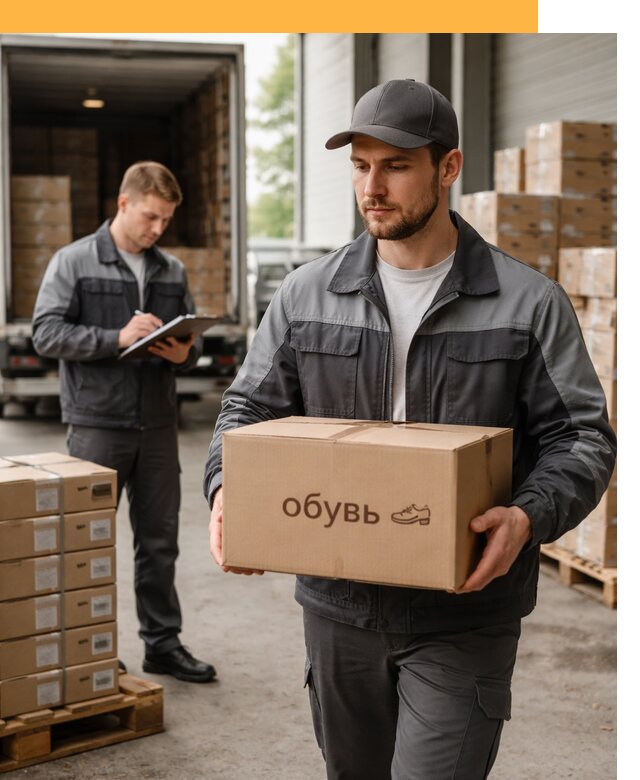 Международная перевозка обуви с таможенным оформлением от 4888