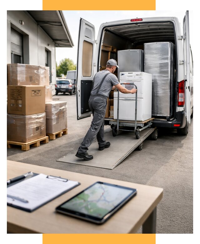 Перевозка бытовой техники от 7061 р. - логистика СетСервис-Шмр