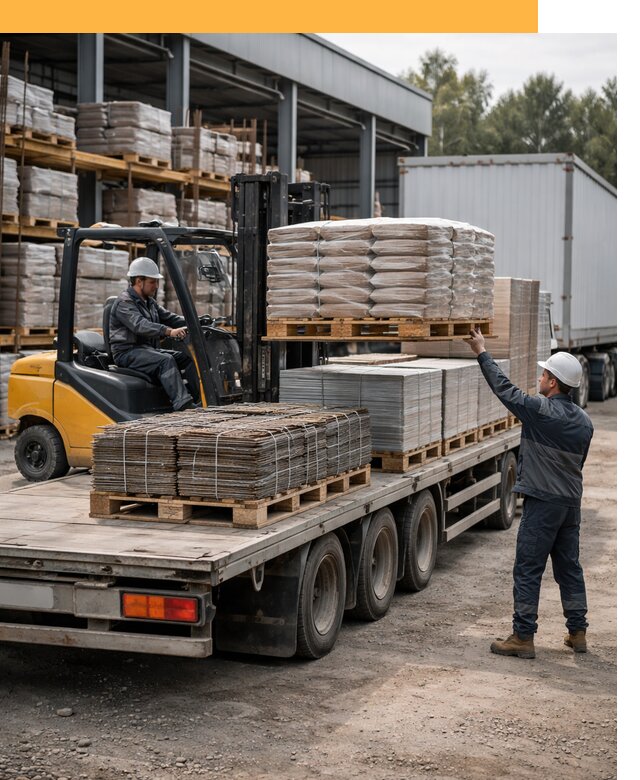 Перевозка строительных материалов по миру от 5975 руб