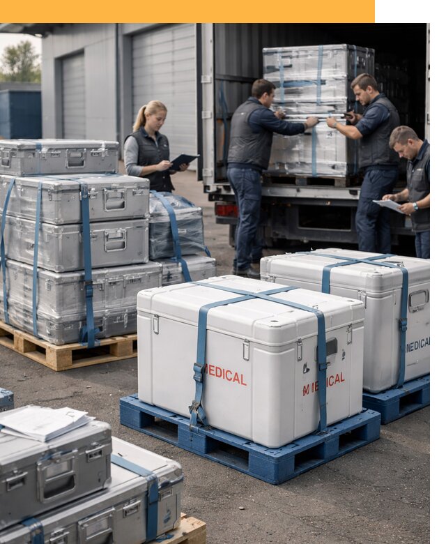 Перевозка медицинского оборудования по всему миру от 16295 руб