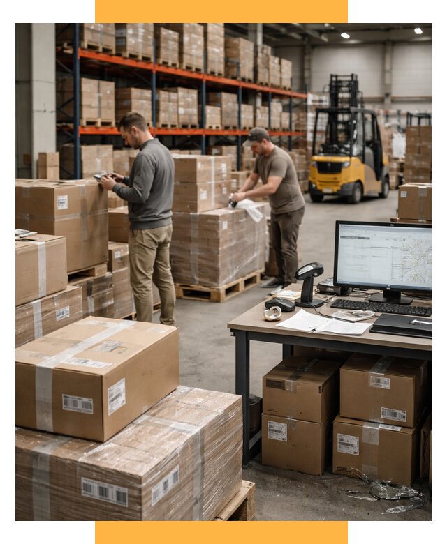 Склад консолидации в Европе от 7061 р., услуги СетСервис-Шмр