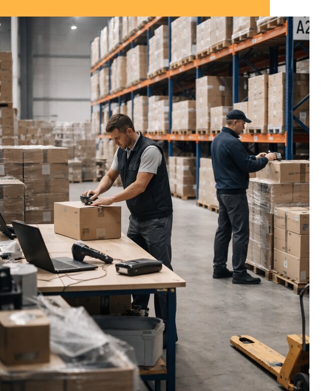 Склад консолидации в Европе: хранение, сортировка от 7061